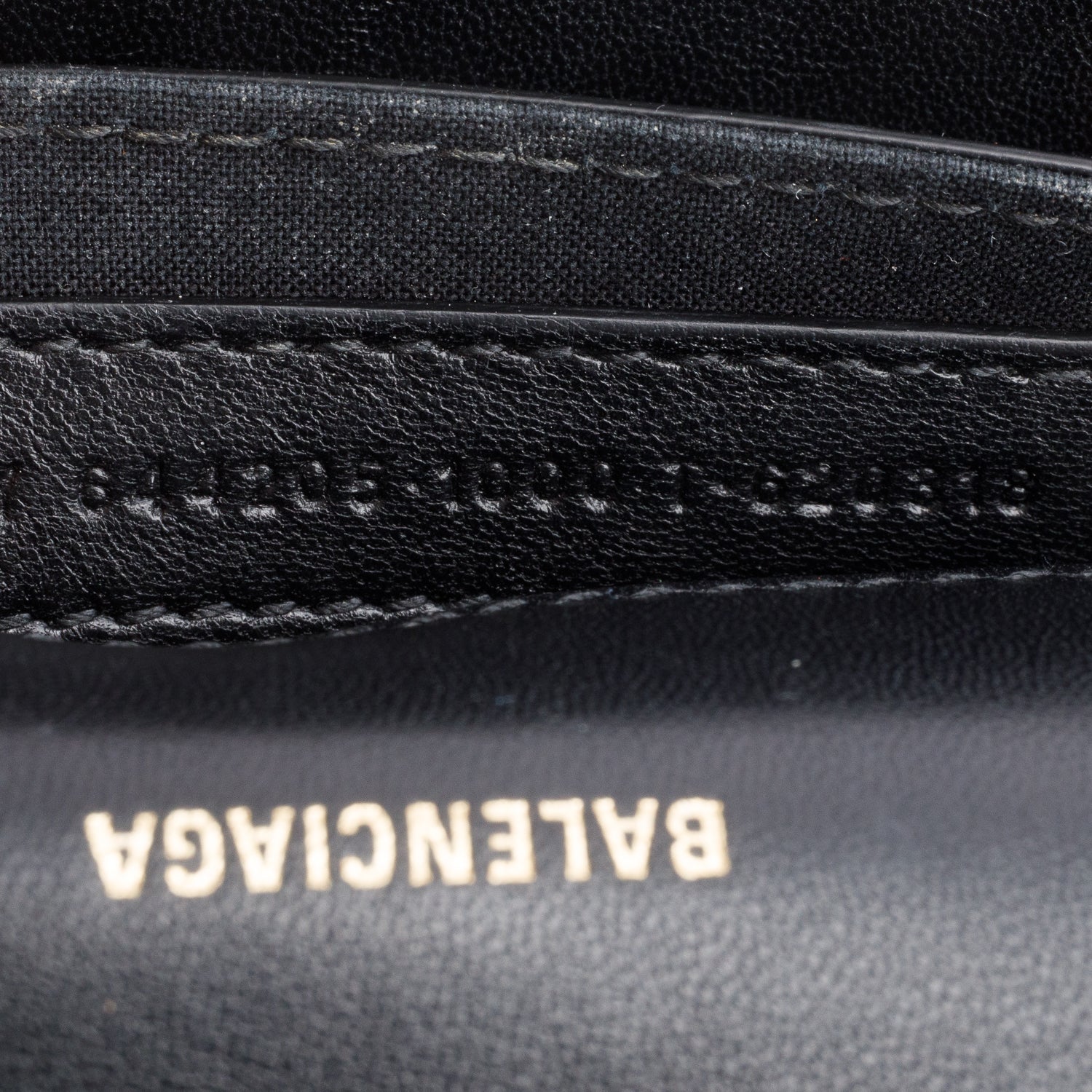 Balenciaga Black Shiny Calfskin Croc Embossed B.Dot Flap Bag w/ Strap