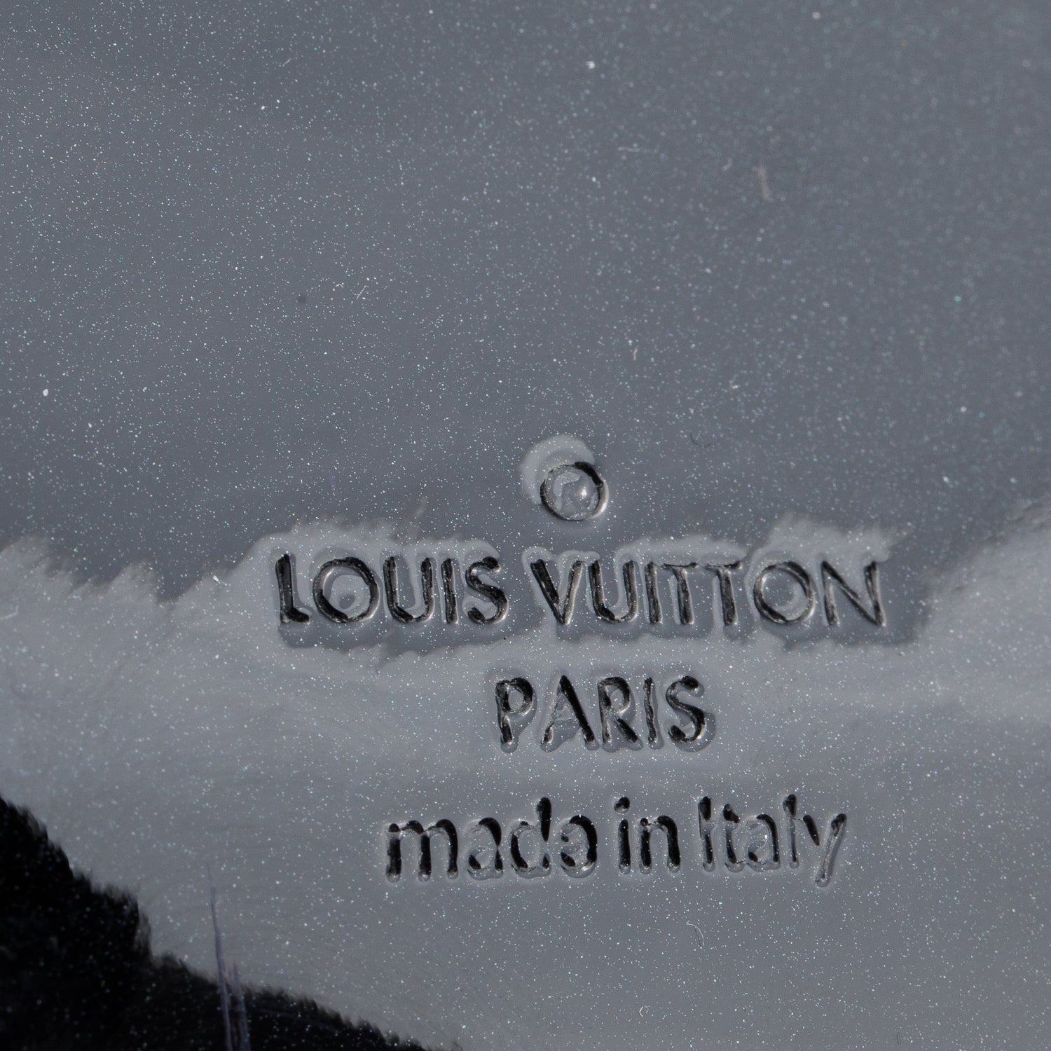 Louis Vuitton Black Patent Calfskin Monogram Cherrywood PM w/ Strap