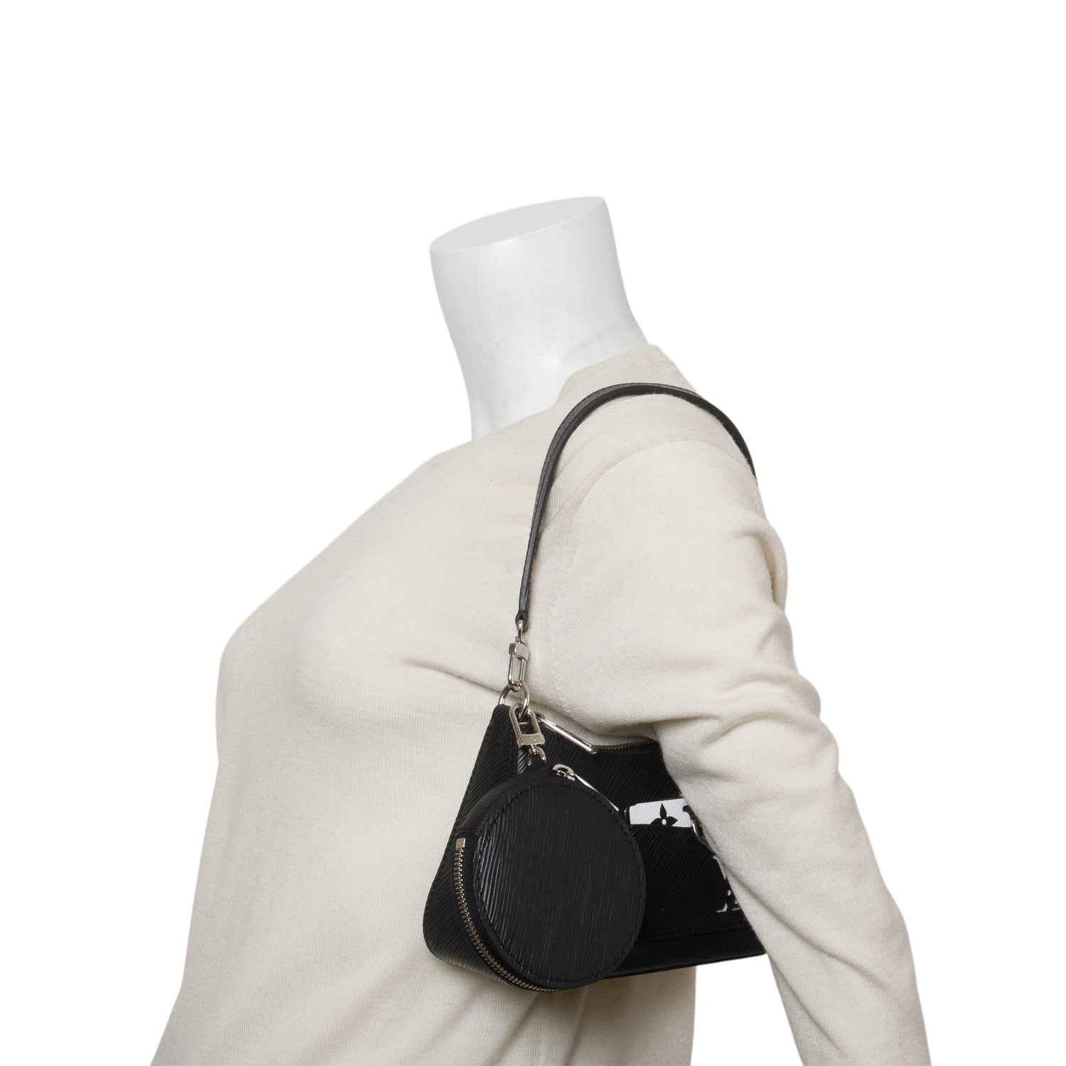 Louis Vuitton Black Epi Leather Marellini w/ Pouch