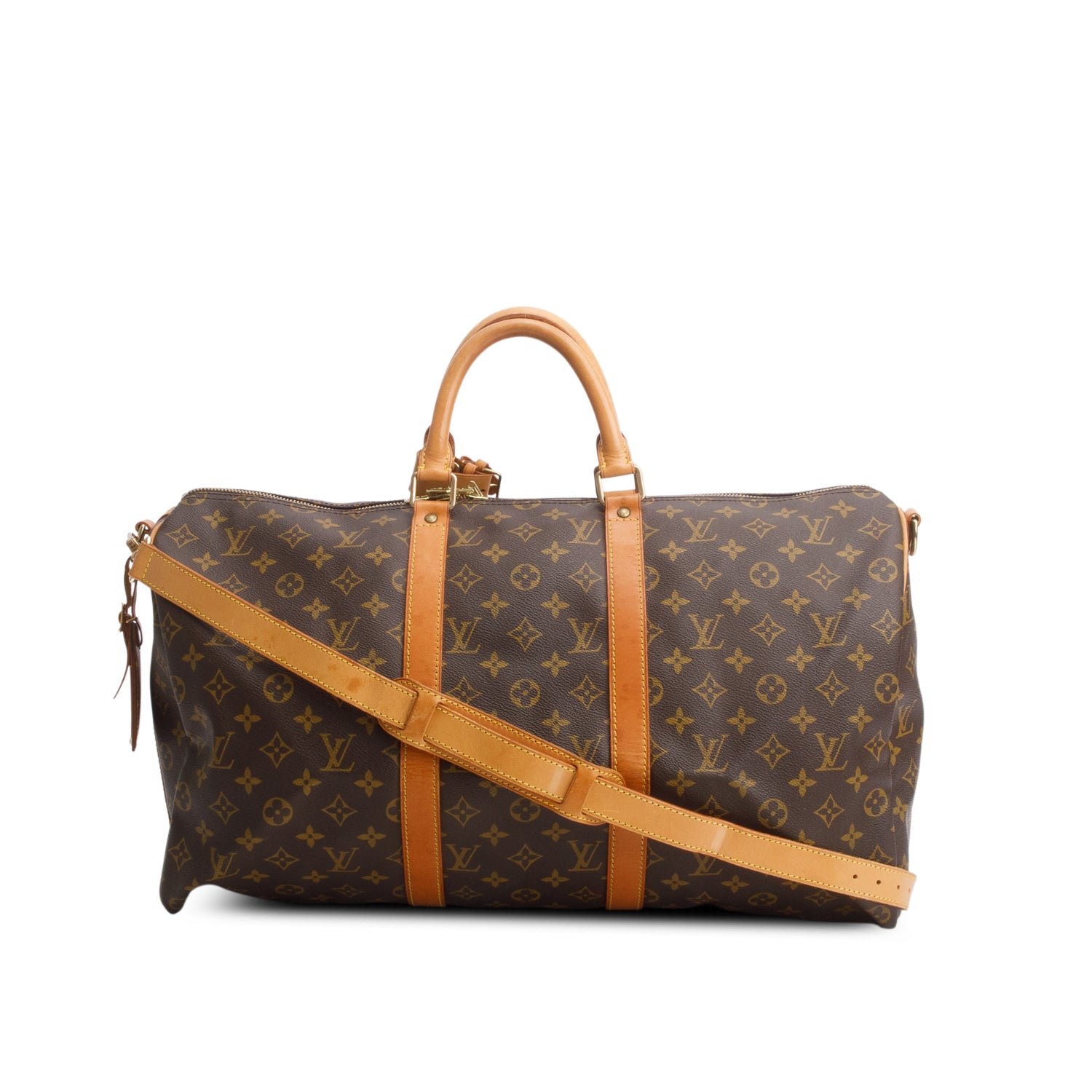Louis Vuitton Vintage Monogram Keepall Bandouliere 50 w/ Strap