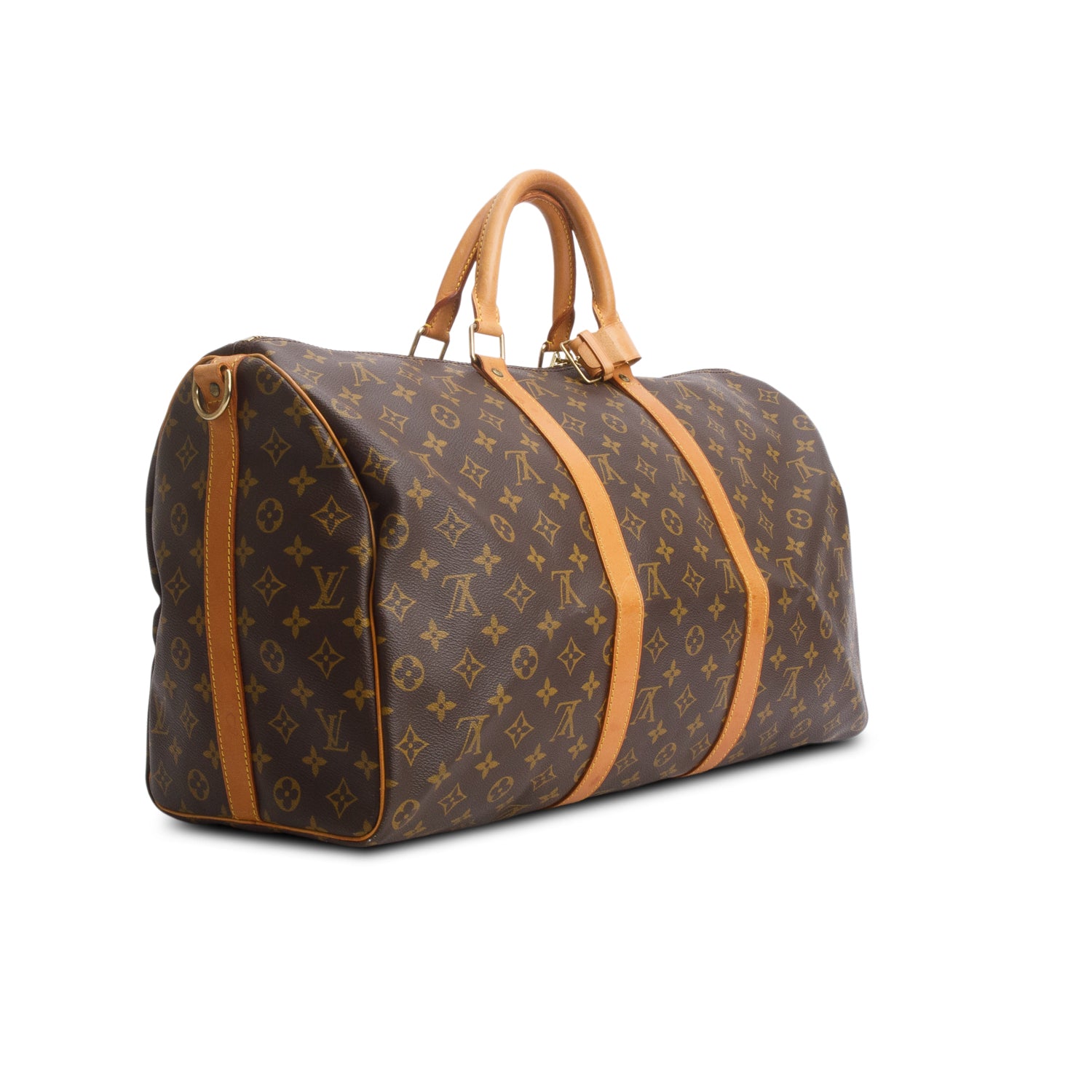 Louis Vuitton Vintage Monogram Keepall Bandouliere 50 w/ Strap