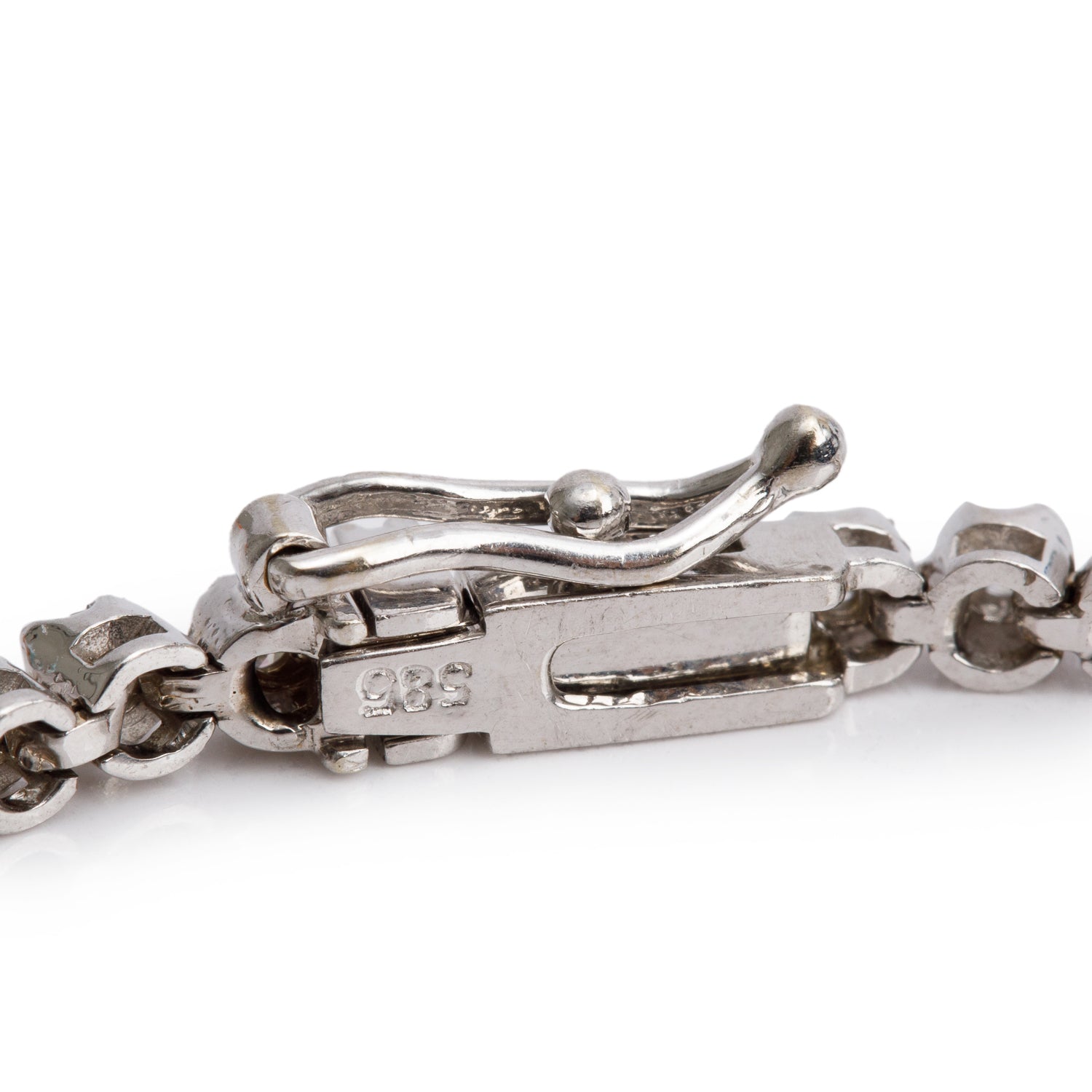 14k White Gold 1.76 tcw. Diamond Tennis Bracelet