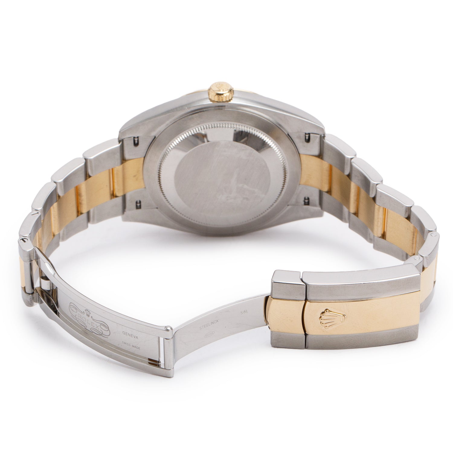 Rolex Stainless Steel & 18k Yellow Gold Datejust 41 MM Automatic Watch Black Dial 126333 w/ Box & Papers