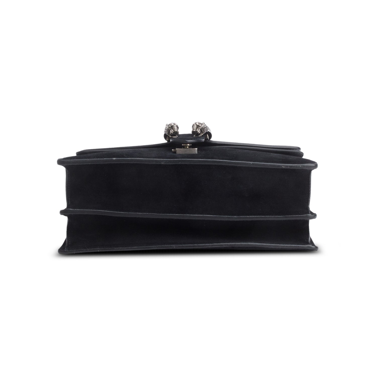 Gucci Black Suede Dionysus Medium Shoulder Bag