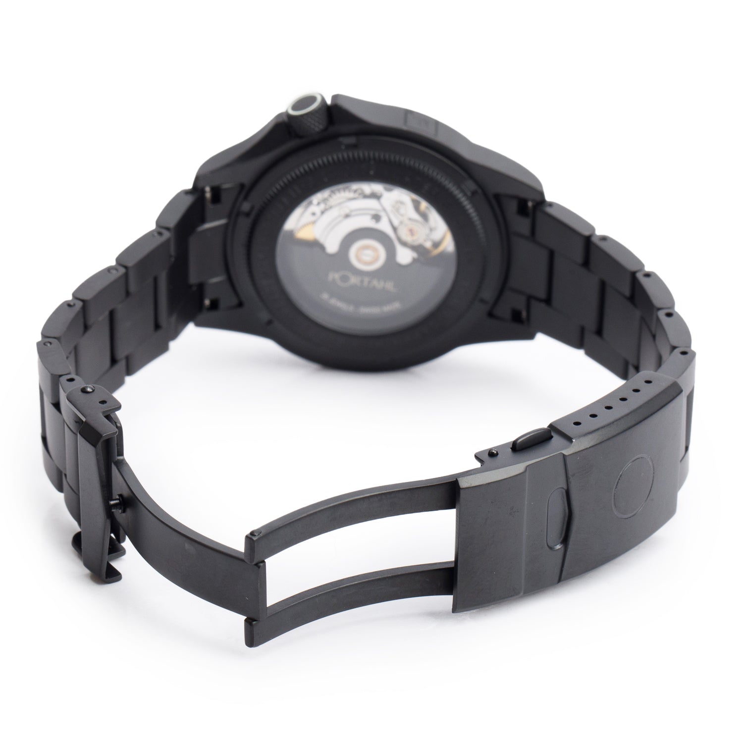 Portahl Black Titanium Peacemaker Founders Edition 40 MM Automatic Watch Black Dial w/ Box & Papers