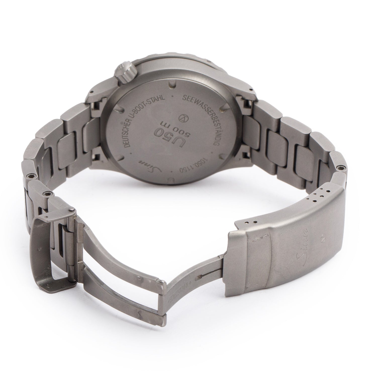 Sinn Stainless Steel U50 41 MM Automatic Watch Black Dial w/ Box & Papers