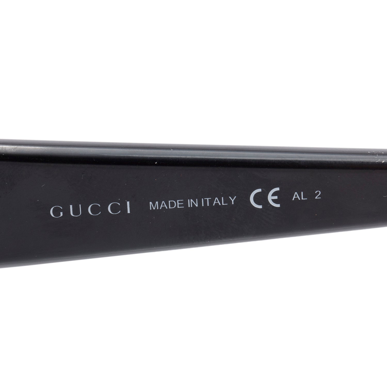 Gucci GG3161/S Black/Grey Acetate Square GG Sunglasses w/ Box & Case