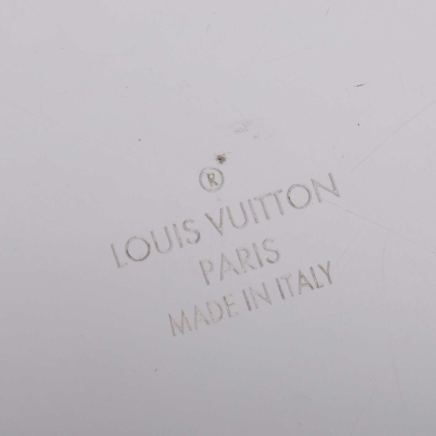 Louis Vuitton Plexiglass Scott Box w/ Silk Bandeau