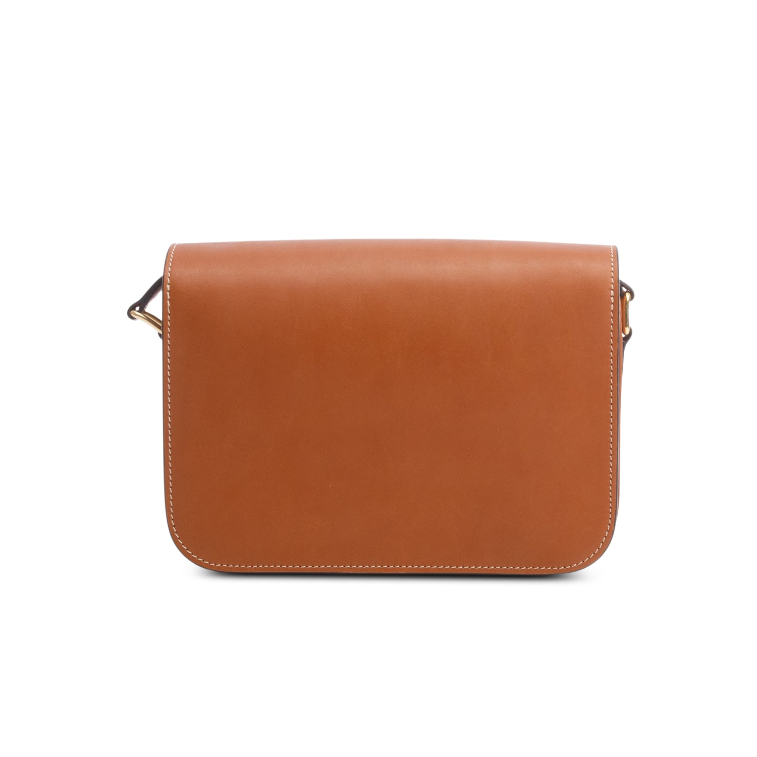 Celine 2023 Tan Natural Calfskin Medium Triomphe