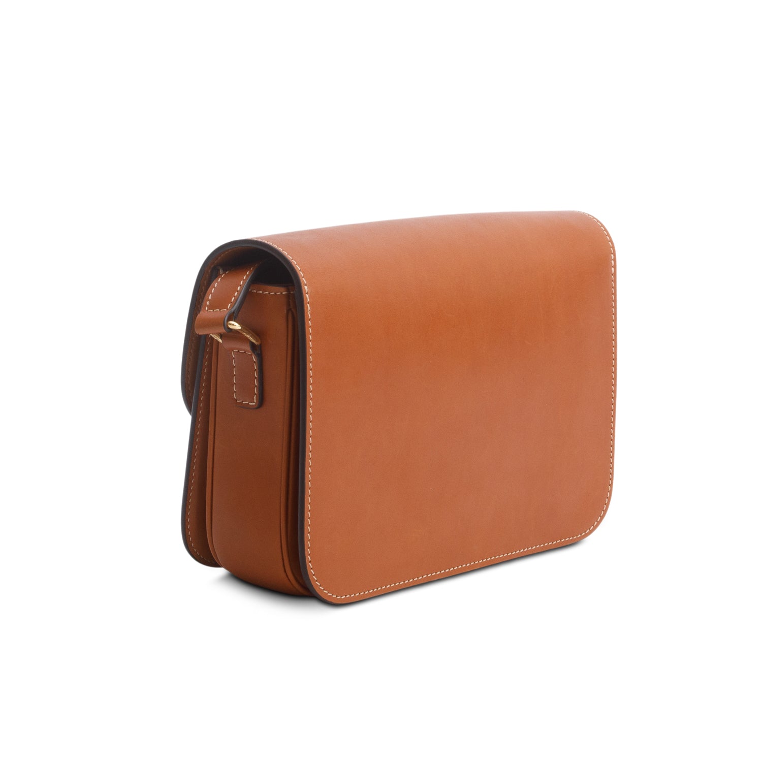 Celine 2023 Tan Natural Calfskin Medium Triomphe