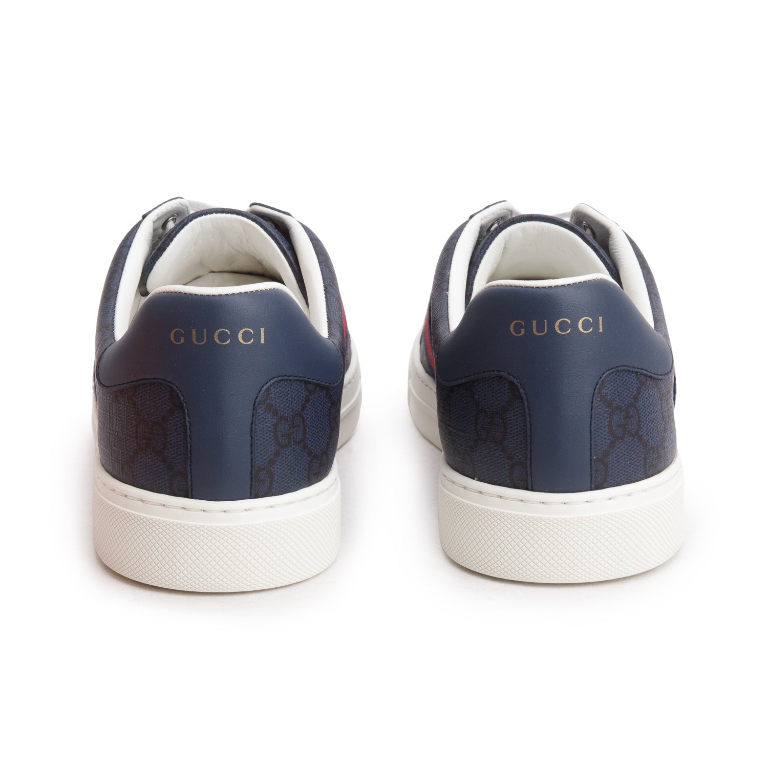 Gucci Navy GG Supreme H2O Web Sneaker, Men's Size 10 w/ Box