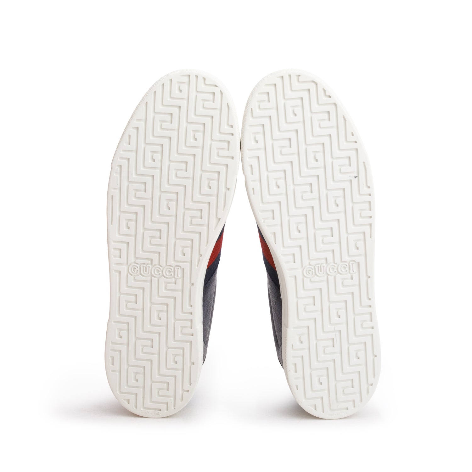 Gucci Navy GG Supreme H2O Web Sneaker, Men's Size 10 w/ Box