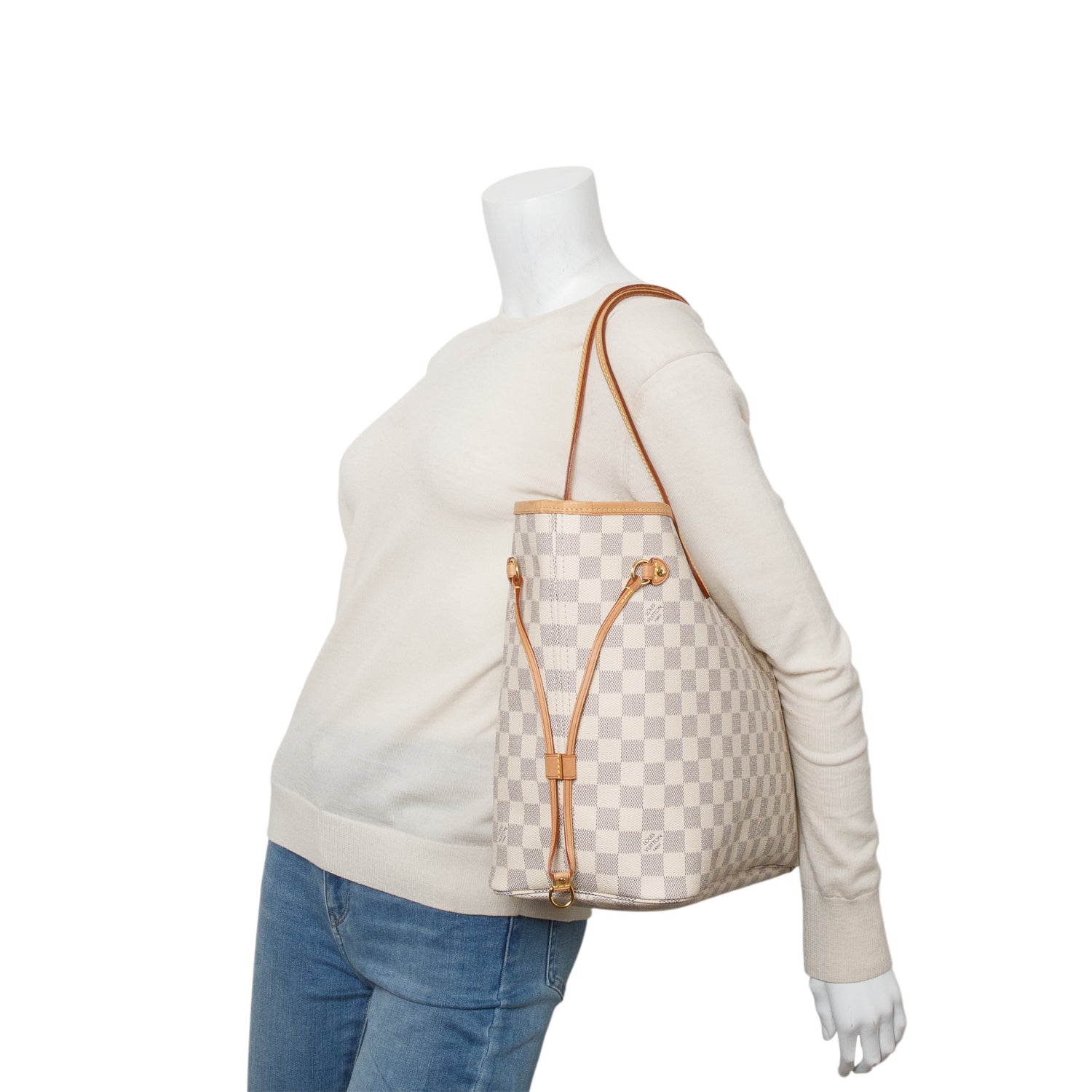 Louis Vuitton 2021 Damier Azur Neverfull MM