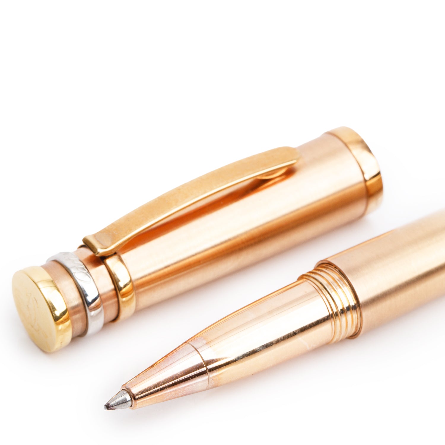 Cartier Rose Gold Plated Trinity de Cartier Rollerball Pen w/ Box