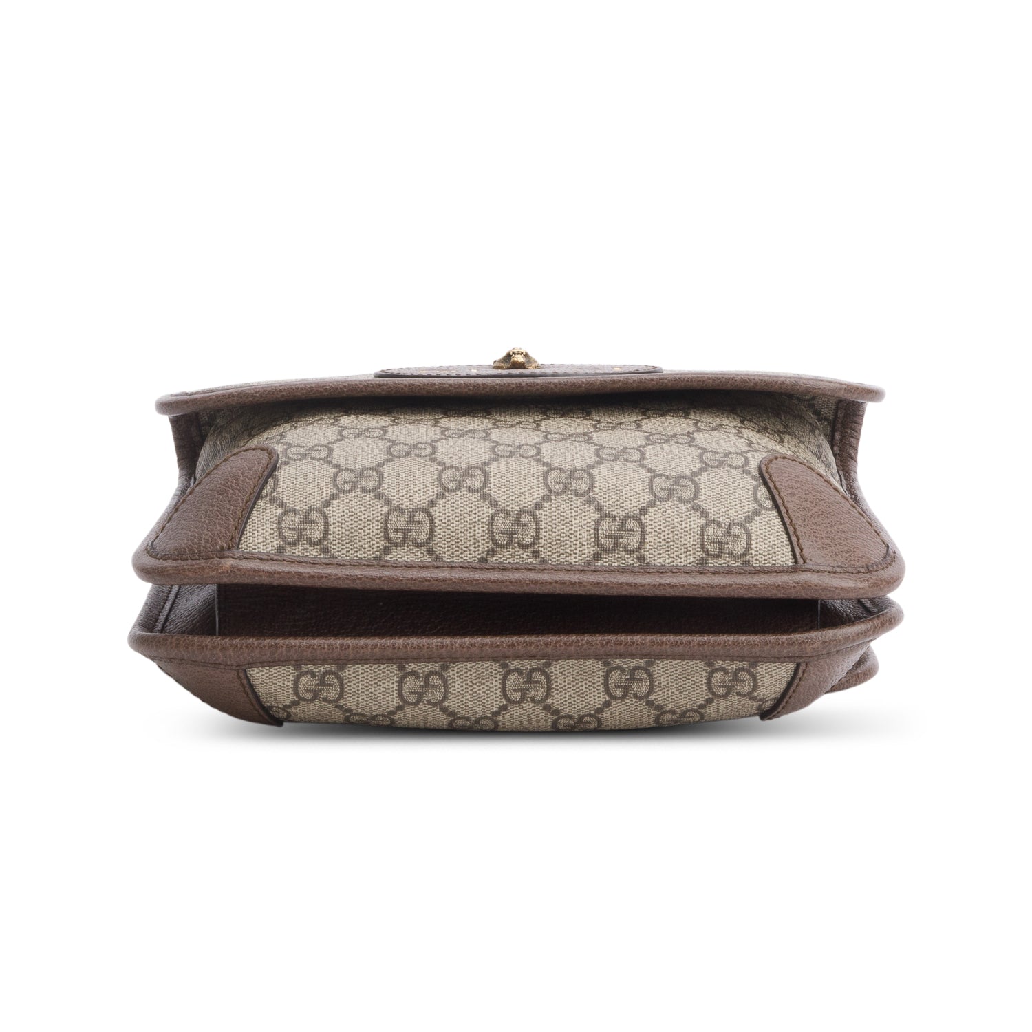 Gucci Vintage Neo GG Supreme Small Double Flap Messenger Bag