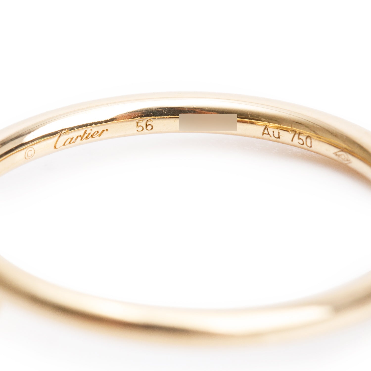 Cartier 18k Yellow Gold Juste Un Clou Ring, Small Model, Size 56 7.5 w/ Box