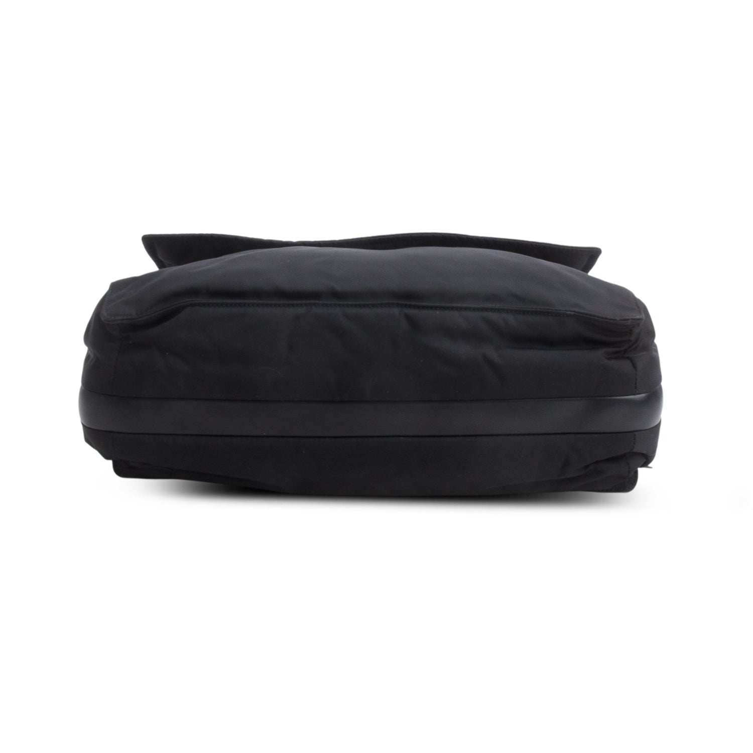 Prada Black Padded Re-Nylon Medium Traveler Bag