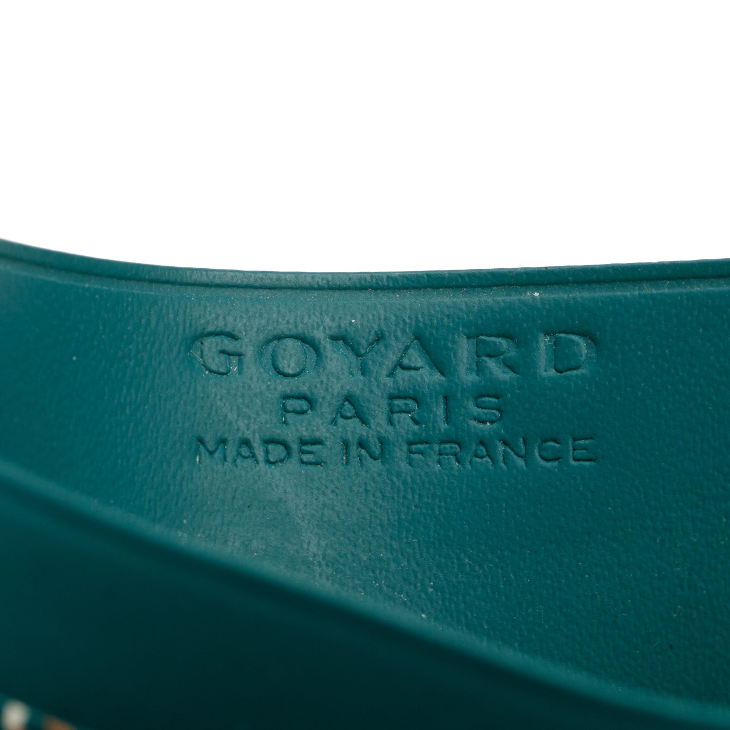 Goyard 2022 Green Leather & Coated Canvas Goyardine Saint Sulpice Card Holder