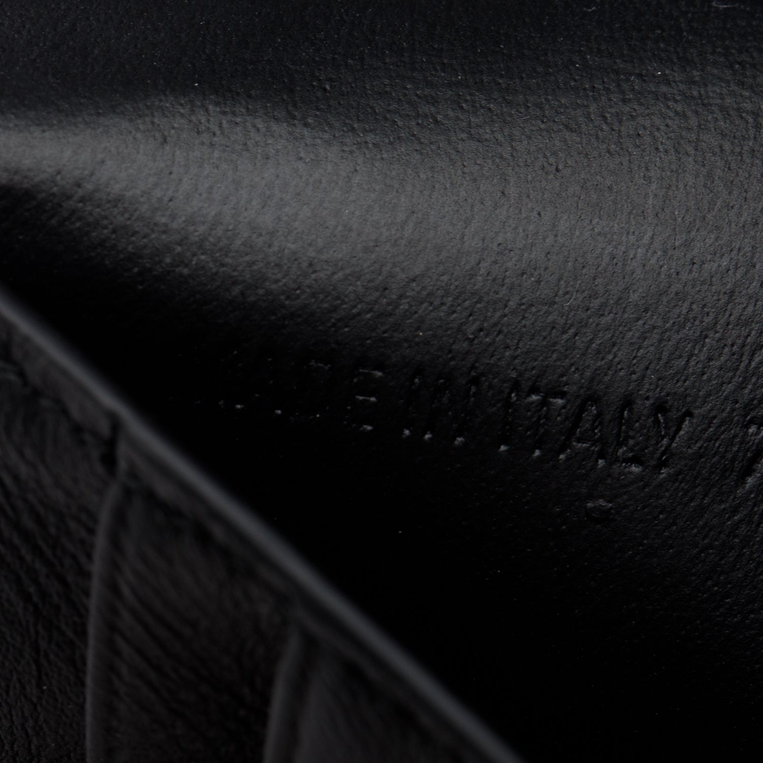 Balenciaga Black Arena Lambskin Monaco Vertical Bifold Wallet