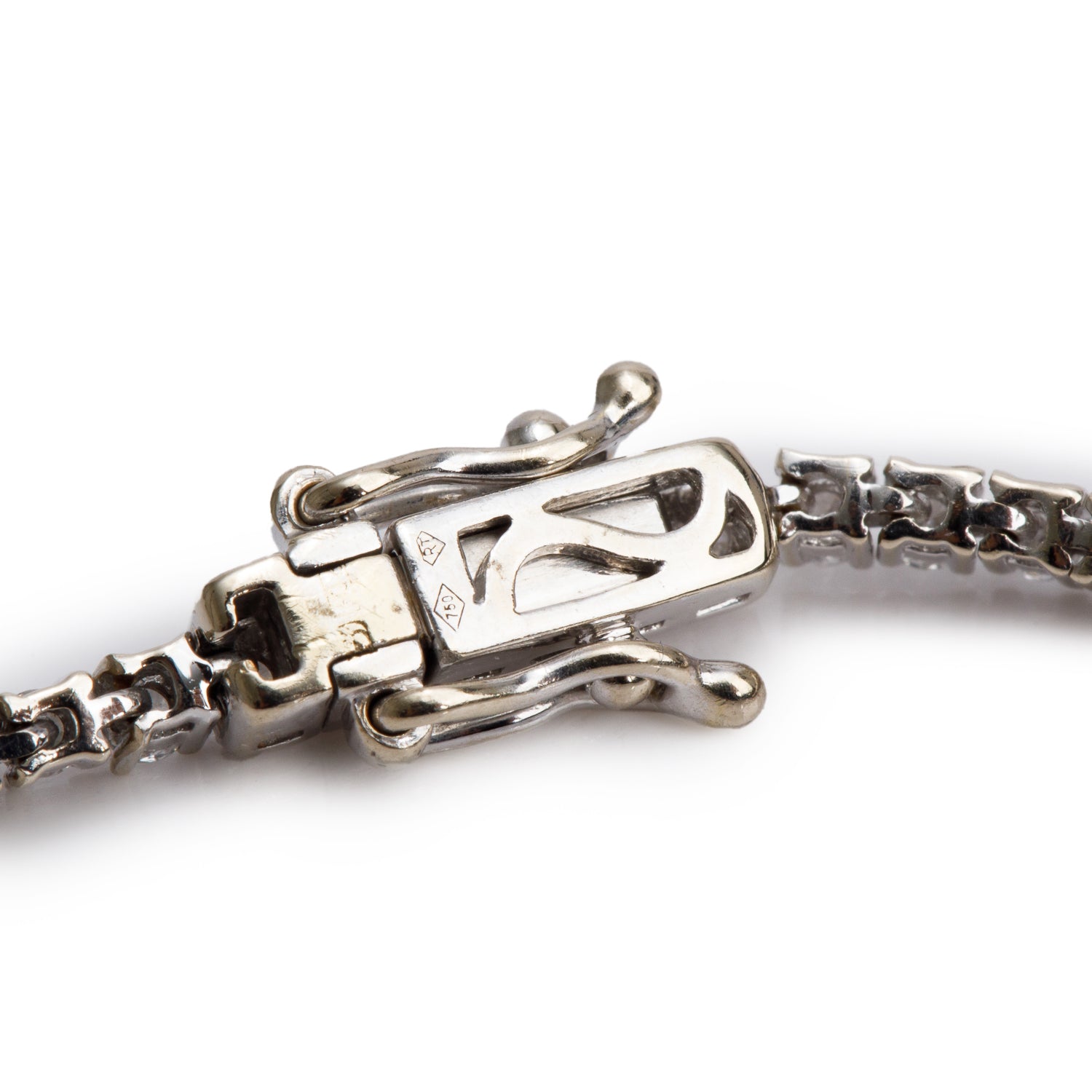 18k White Gold 1.56 tcw. Diamond Tennis Bracelet