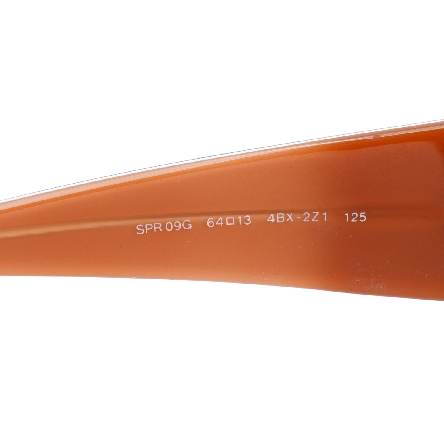 Prada SPR09G Brown/Orange Gradient Shied Sunglasses w/ Case