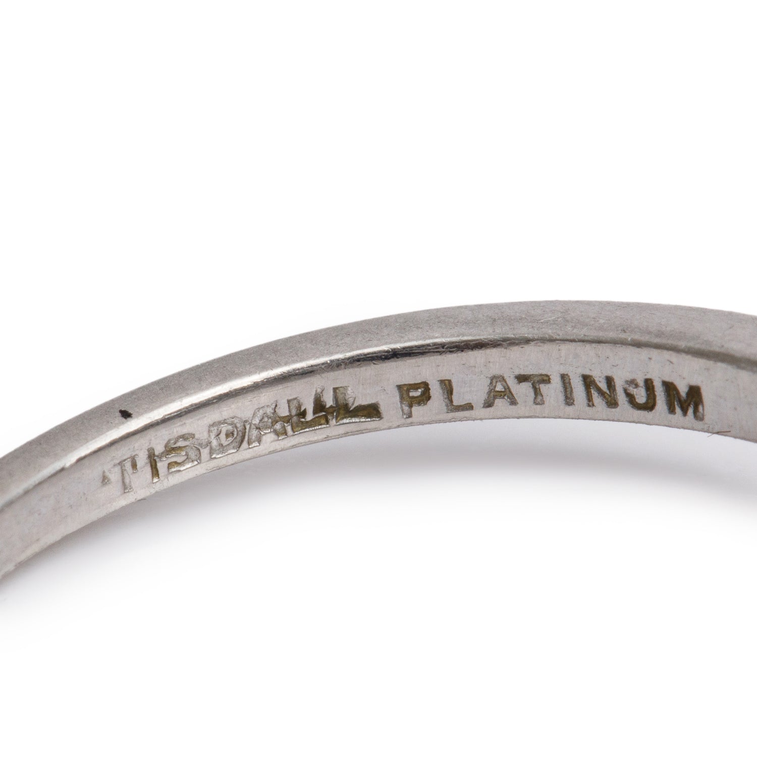 Antique Platinum Diamond Ring, Size 6