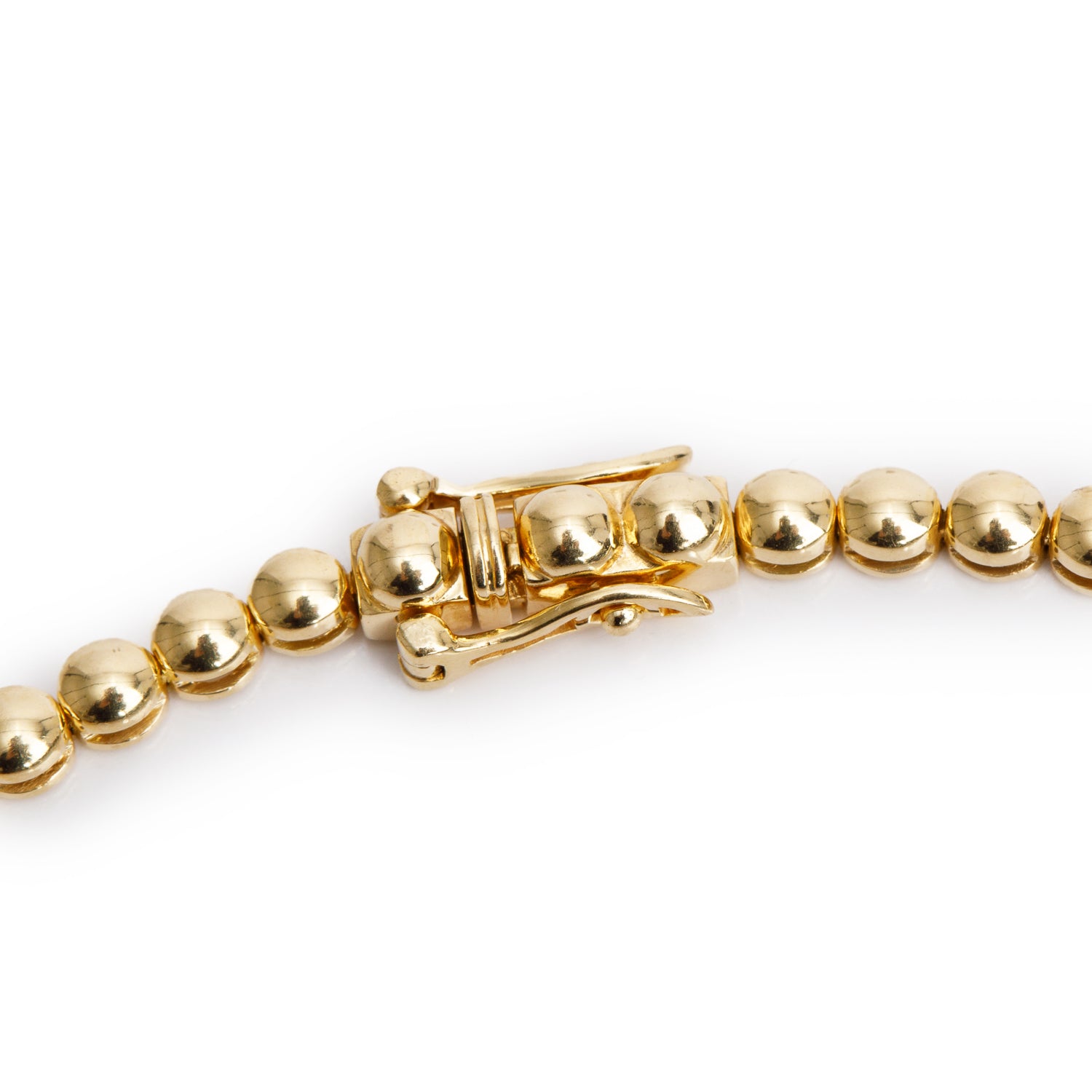 18k Yellow Gold 2.76 tcw. Diamond Tennis Necklace