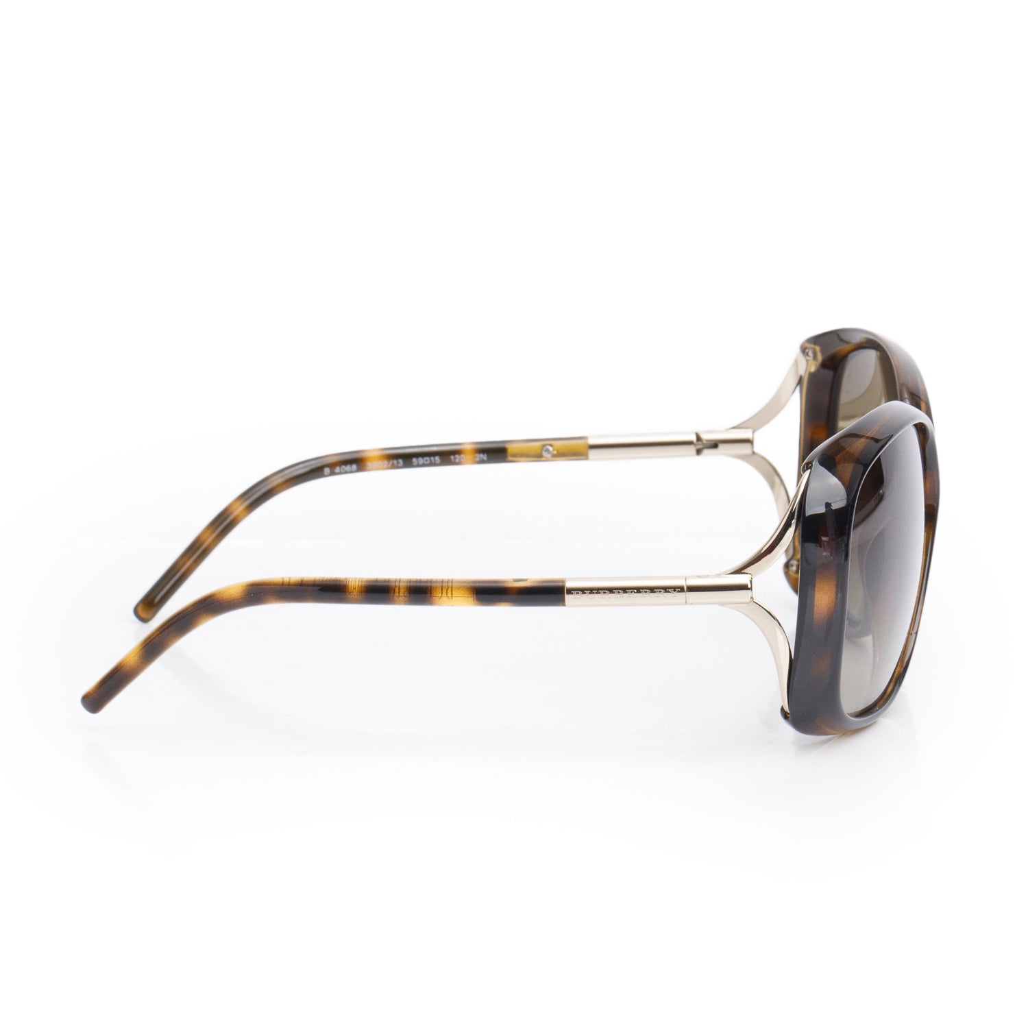 Burberry B4068 Tortoise Oversized Square Sunglasses w/ Box & Case