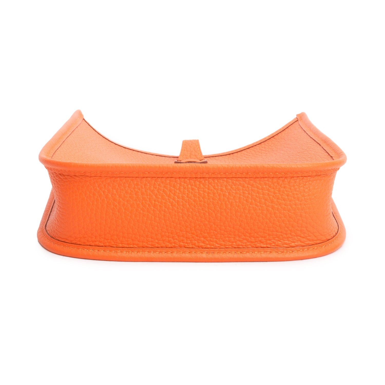 Hermes 2023 Orange Taurillon Clemence Amazone Evelyne TPM 16 w/ Box & Receipt