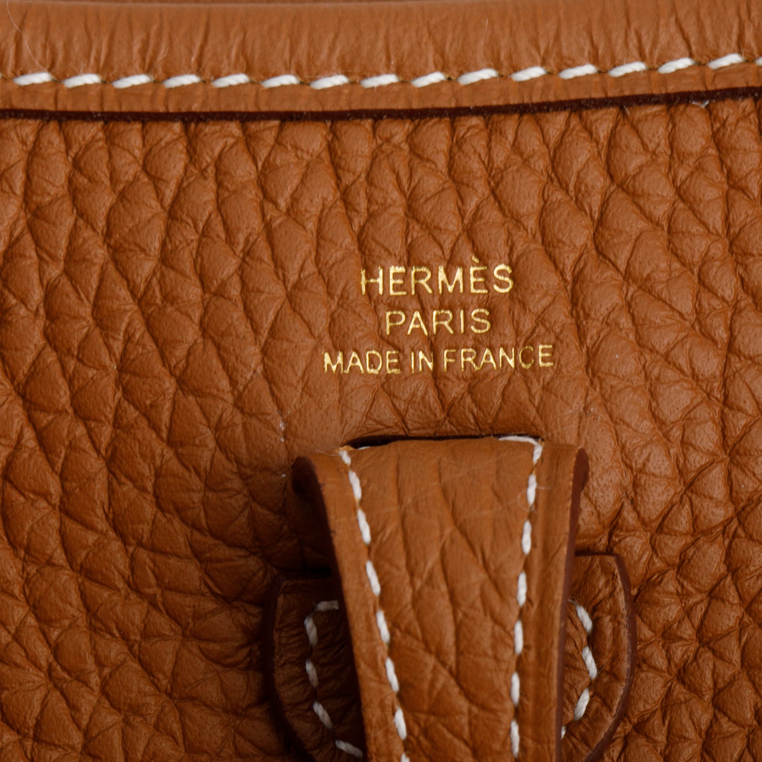 Hermes 2024 Gold Taurillon Clemence Amazone Evelyne TPM 16