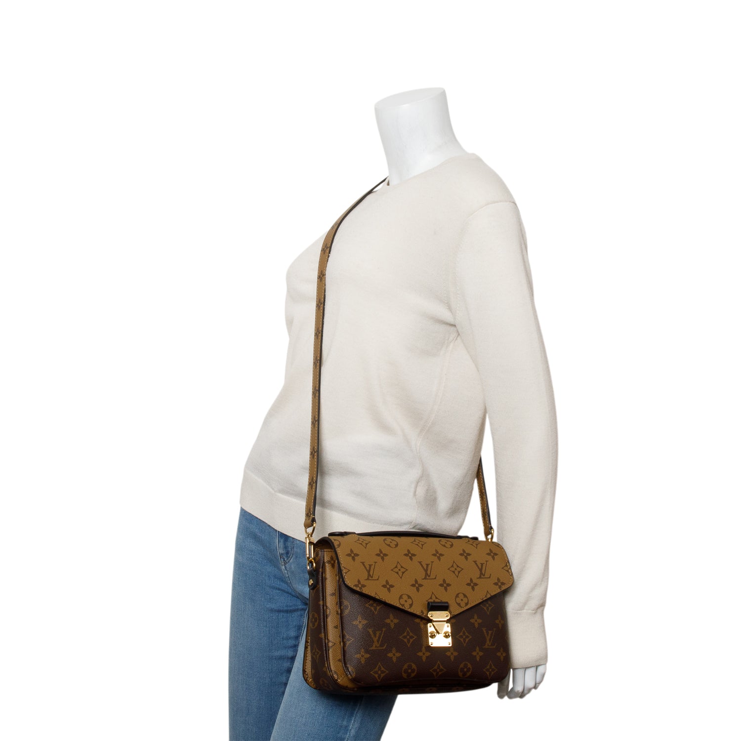 Louis Vuitton 2020 Reverse Monogram Pochette Metis w/ Box & Strap