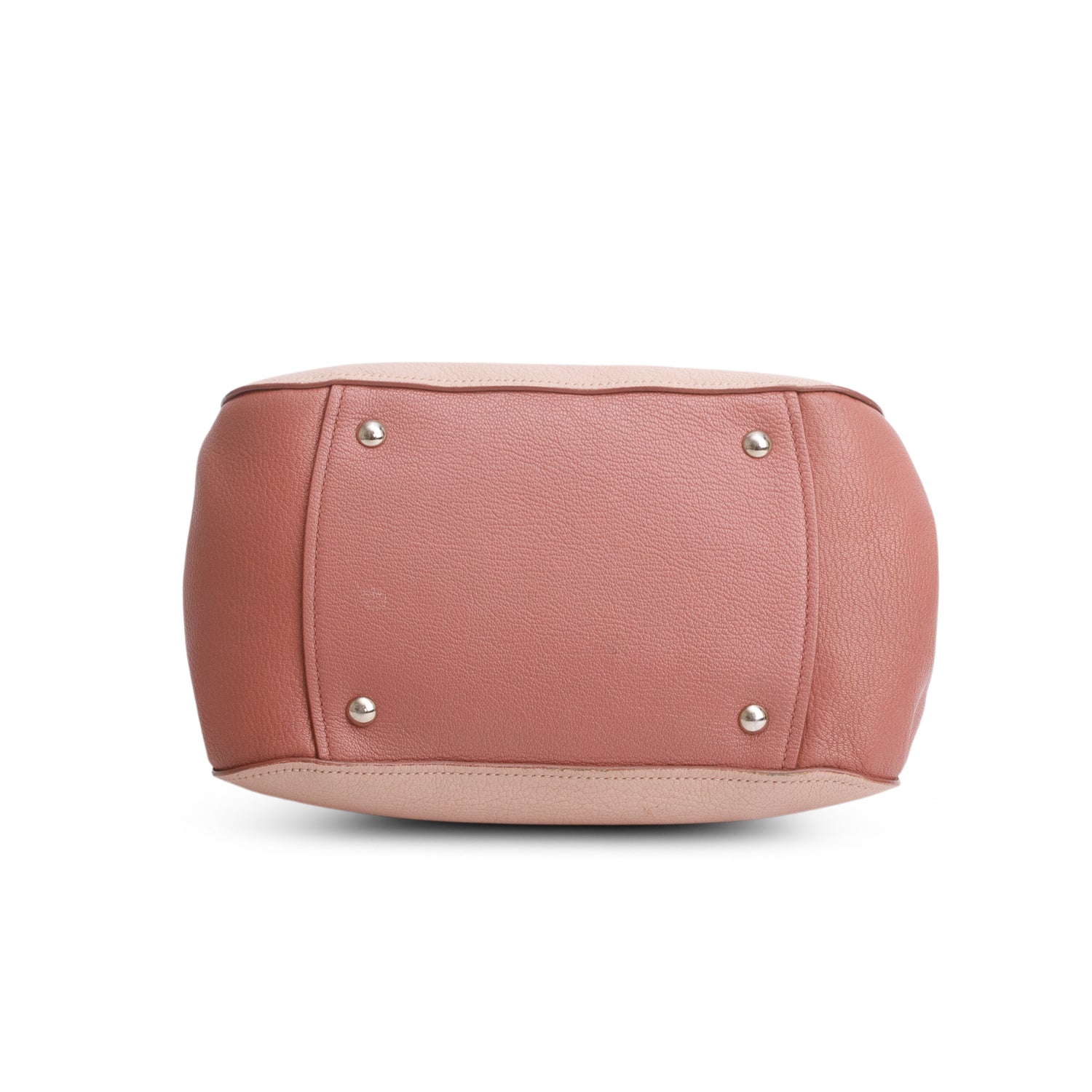 Miu Miu Pink Bi-Color Madras Leather Doctor Bag w/ Strap
