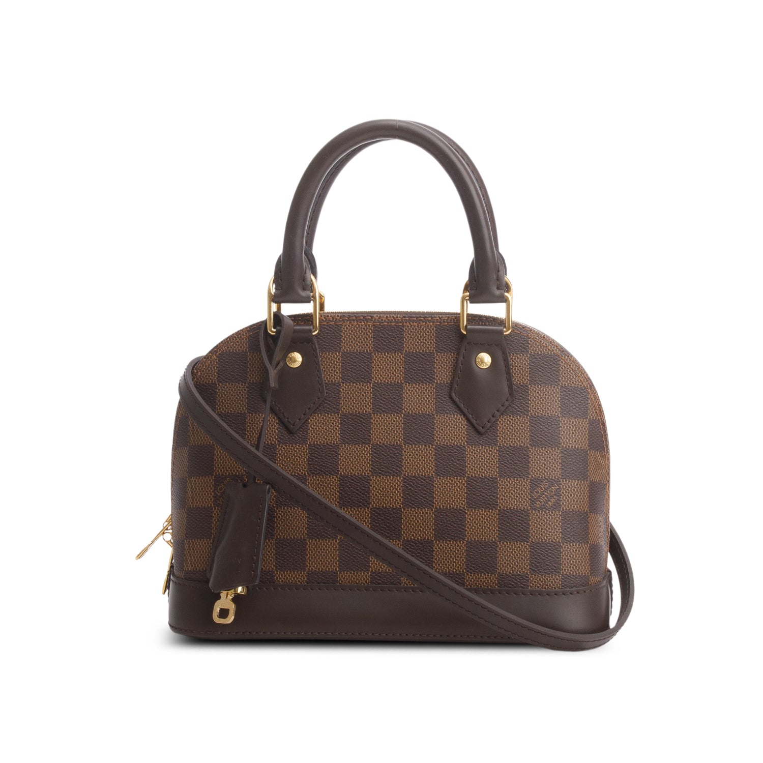 Louis Vuitton 2020 Damier Ebene Alma BB w/ Strap