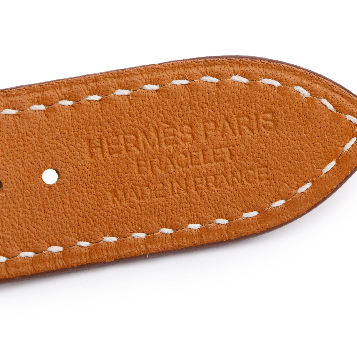 Hermes x Apple Gold Swift Leather Double Tour Watch Strap