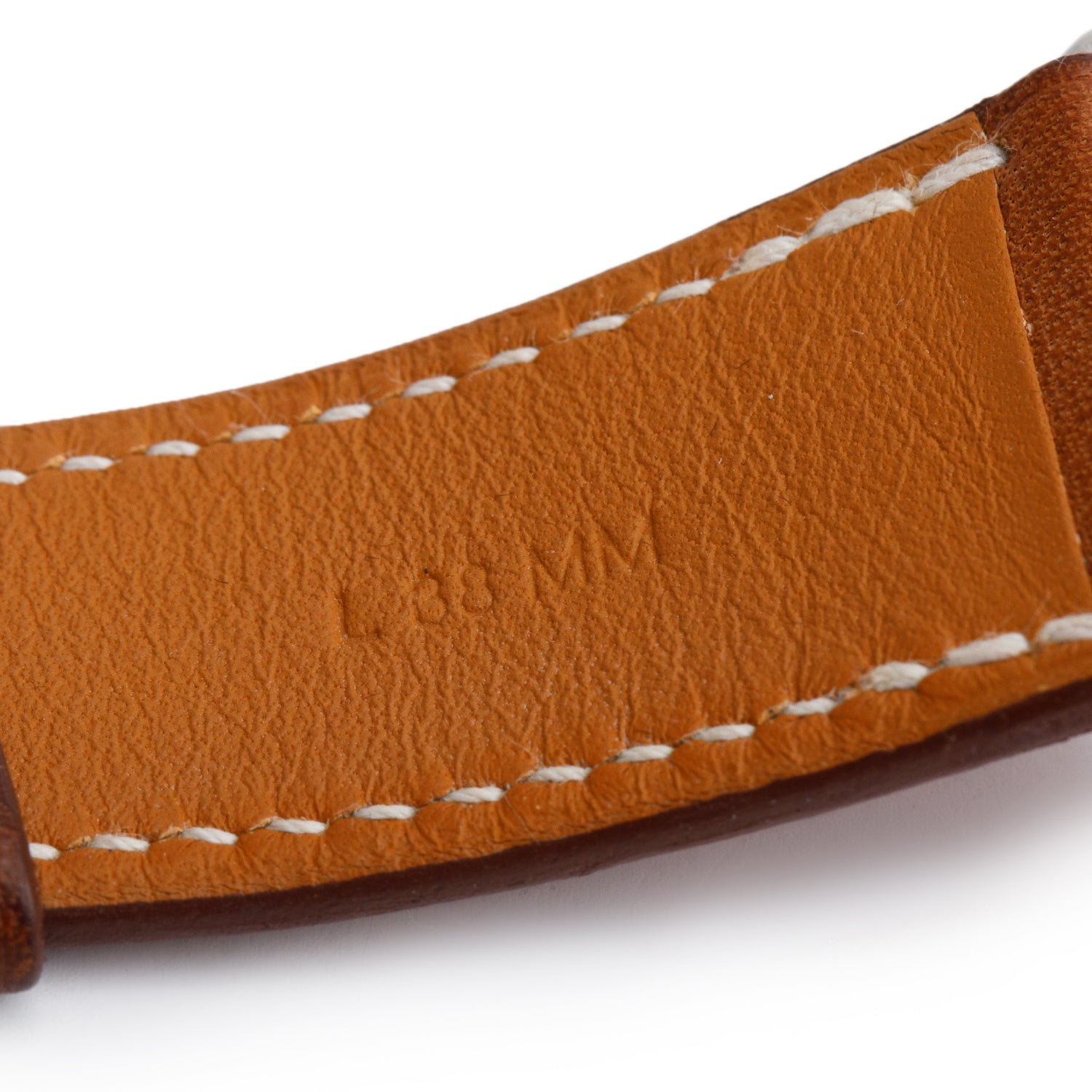 Hermes x Apple Gold Swift Leather Double Tour Watch Strap