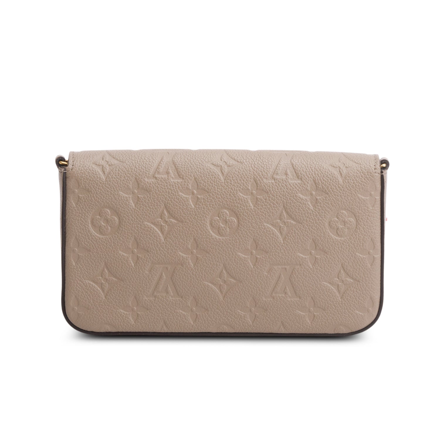 Louis Vuitton Turtledove Monogram Empreinte Leather Felicie Pochette w/ Inserts
