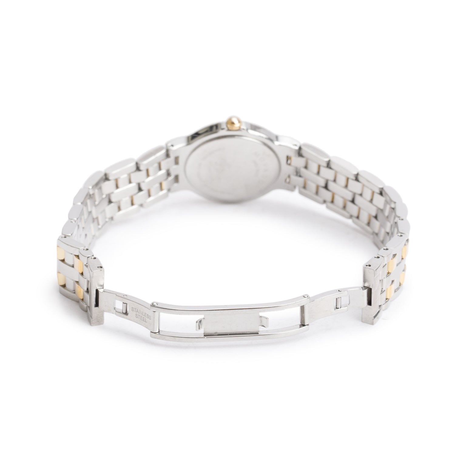 Movado Gold-Plated & Stainless Steel Museum 26 MM Quartz Watch Black Dial