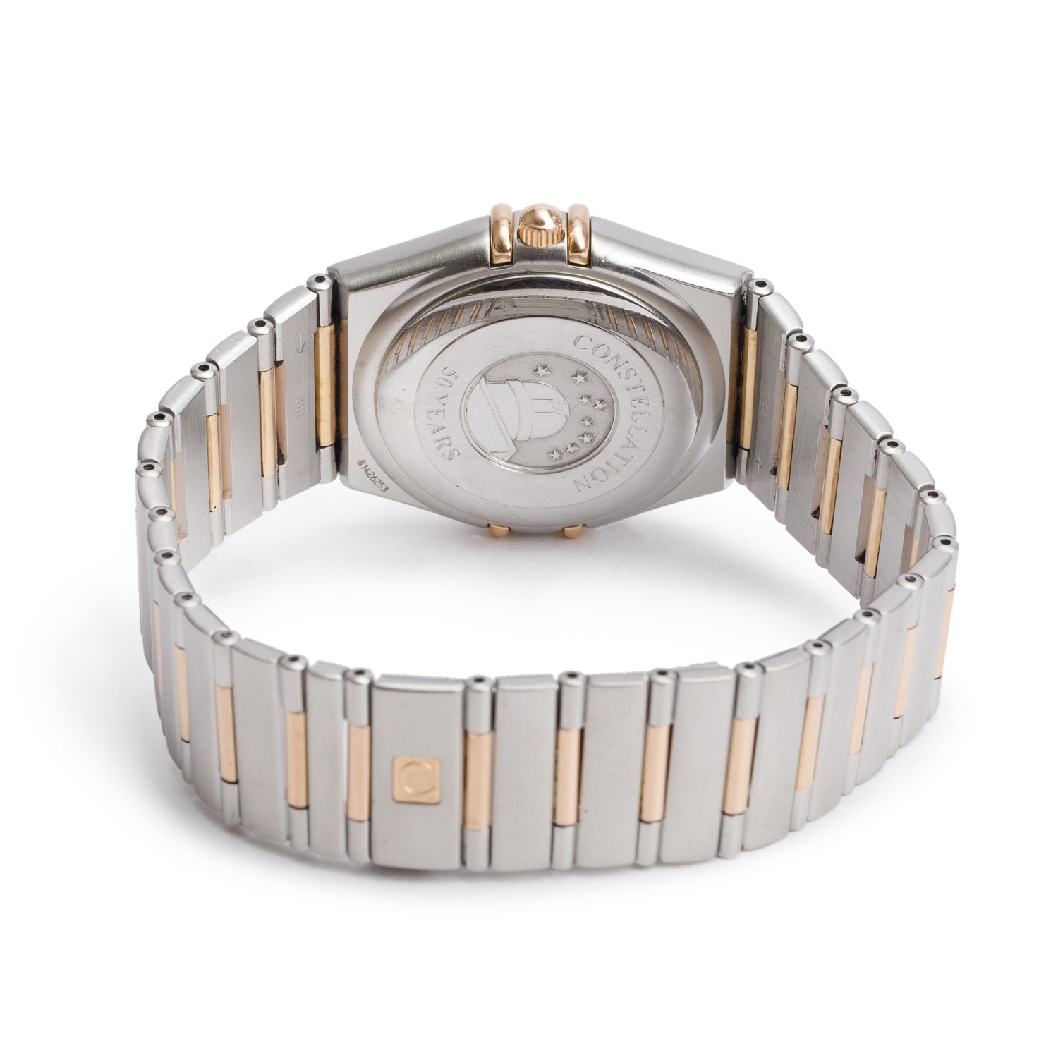 Omega Stainless Steel & 18k Rose Gold Constellation 50 Year Anniversary 35.5 MM Automatic Watch Diamond Dial w/ Papers