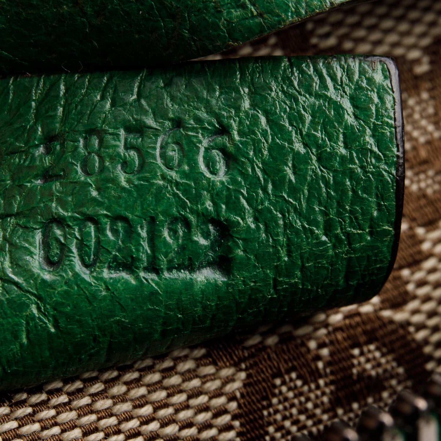 Gucci Green Monogram Web Belt Bag