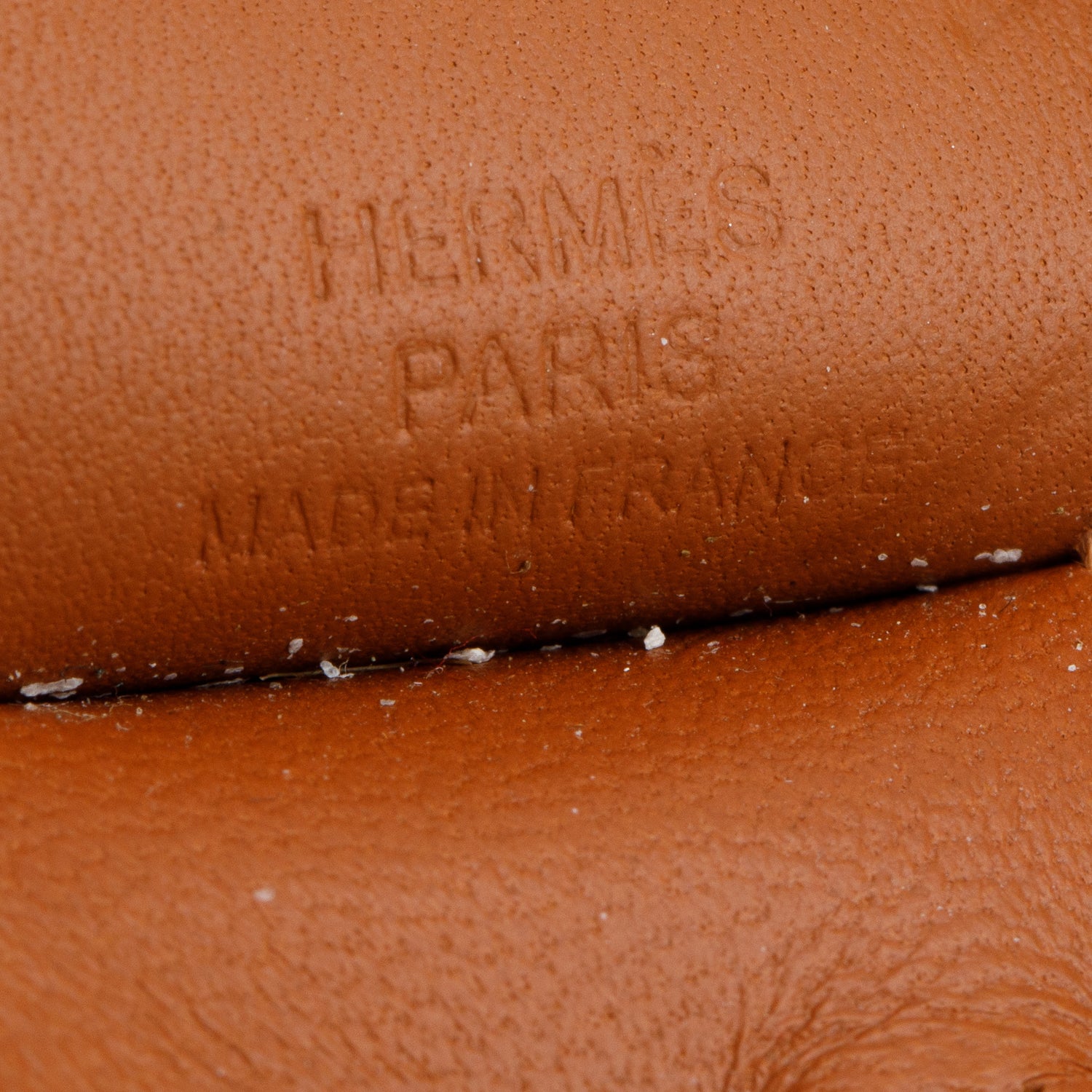 Hermes 2024 Gold Milo Lambskin Leather Rodeo Horse Bag Charm PM