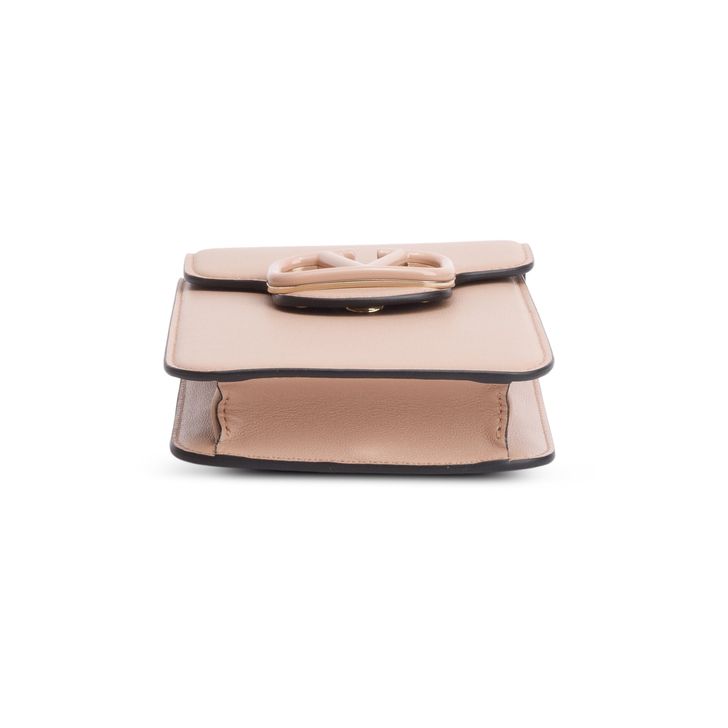Valentino Pink Calfskin Loco Phone Pouch w/ Strap & Box