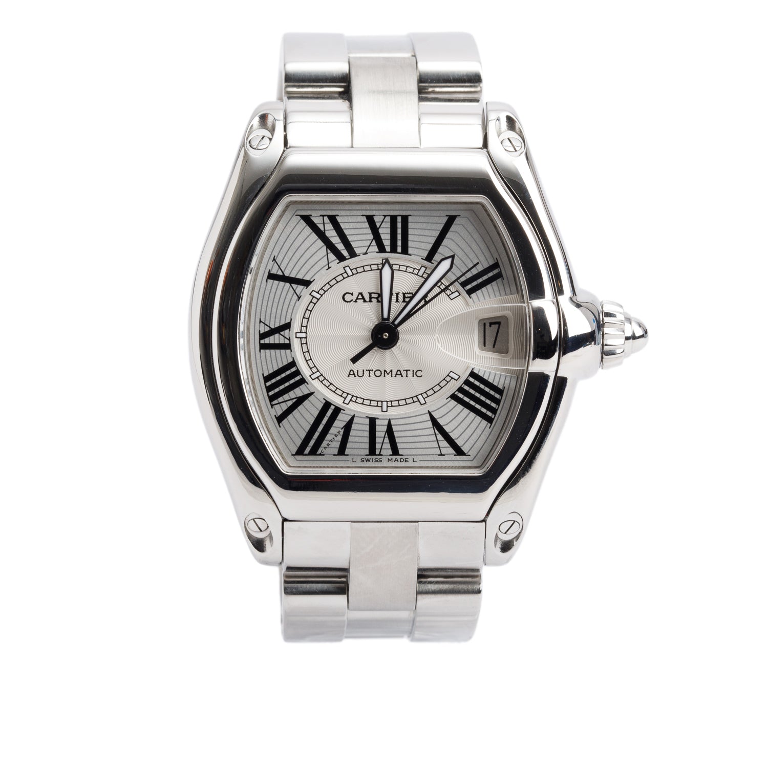 Cartier Stainless Steel Roadster Automatic Watch 2510