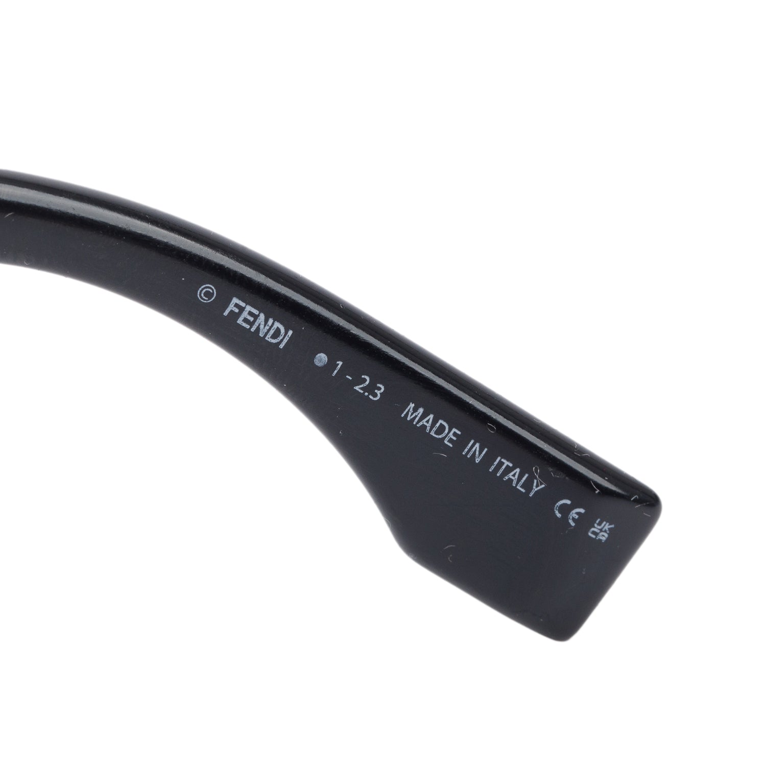 Fendi FE40108U Black Acetate O'Lock Square Frame Sunglasses w/ Box & Case