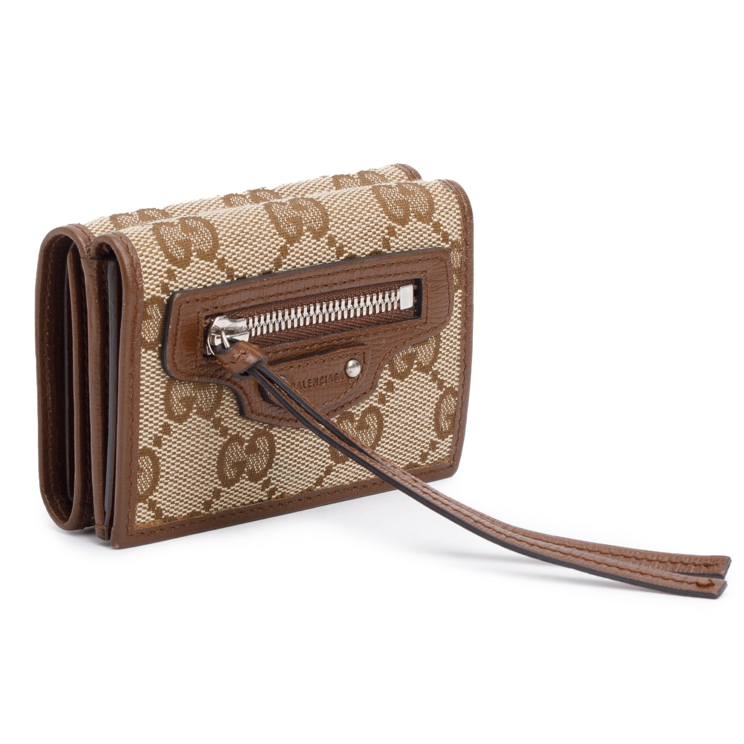 Gucci x Balenciaga GG Supreme Neo Classic Wallet