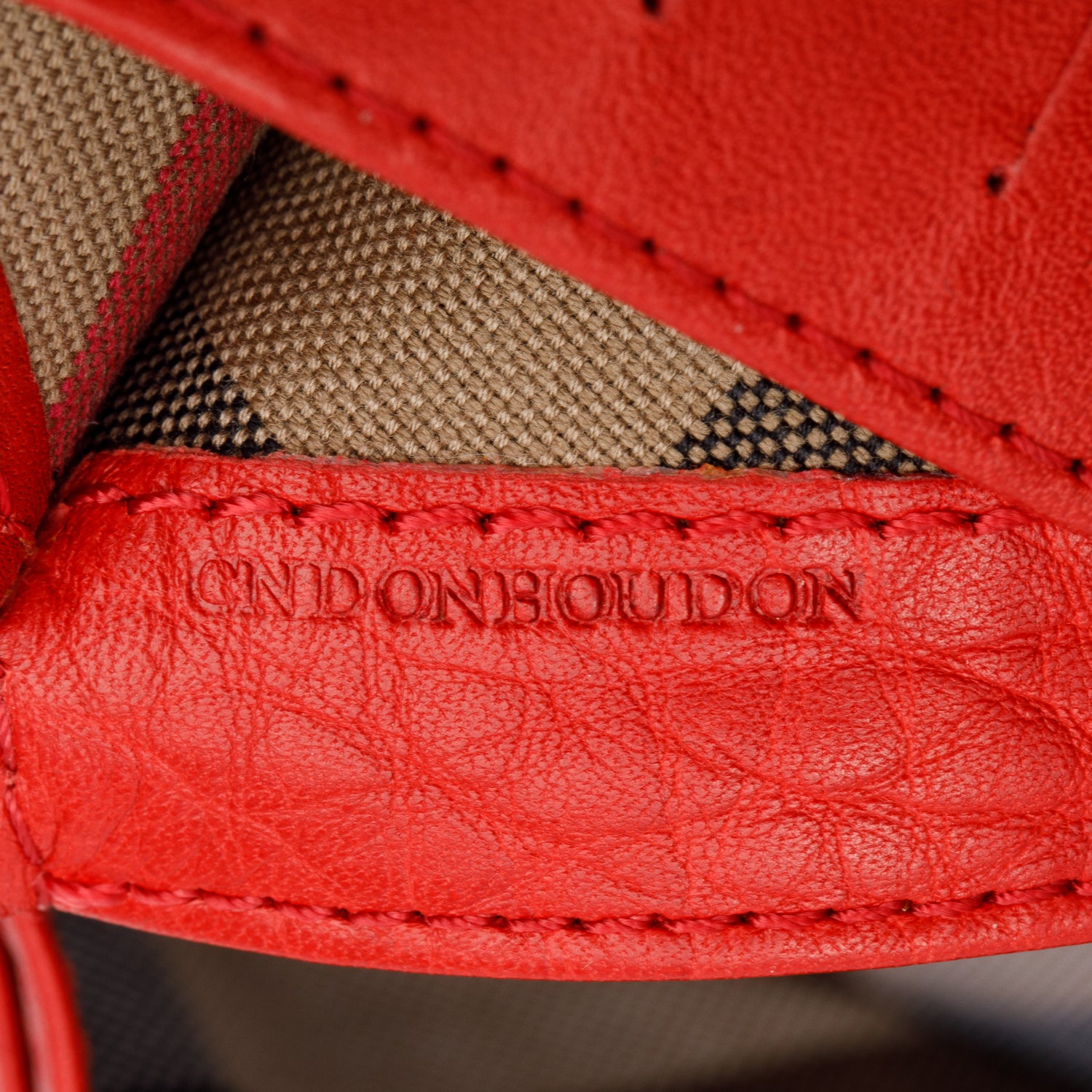 Burberry Red Leather Continental Wallet