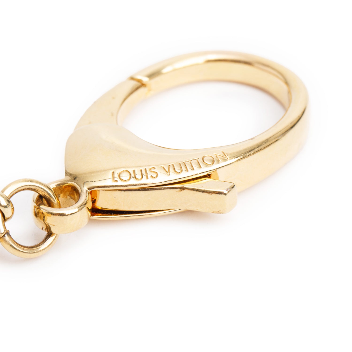 Louis Vuitton Gold-Tone Fleur de Monogram Bag Charm