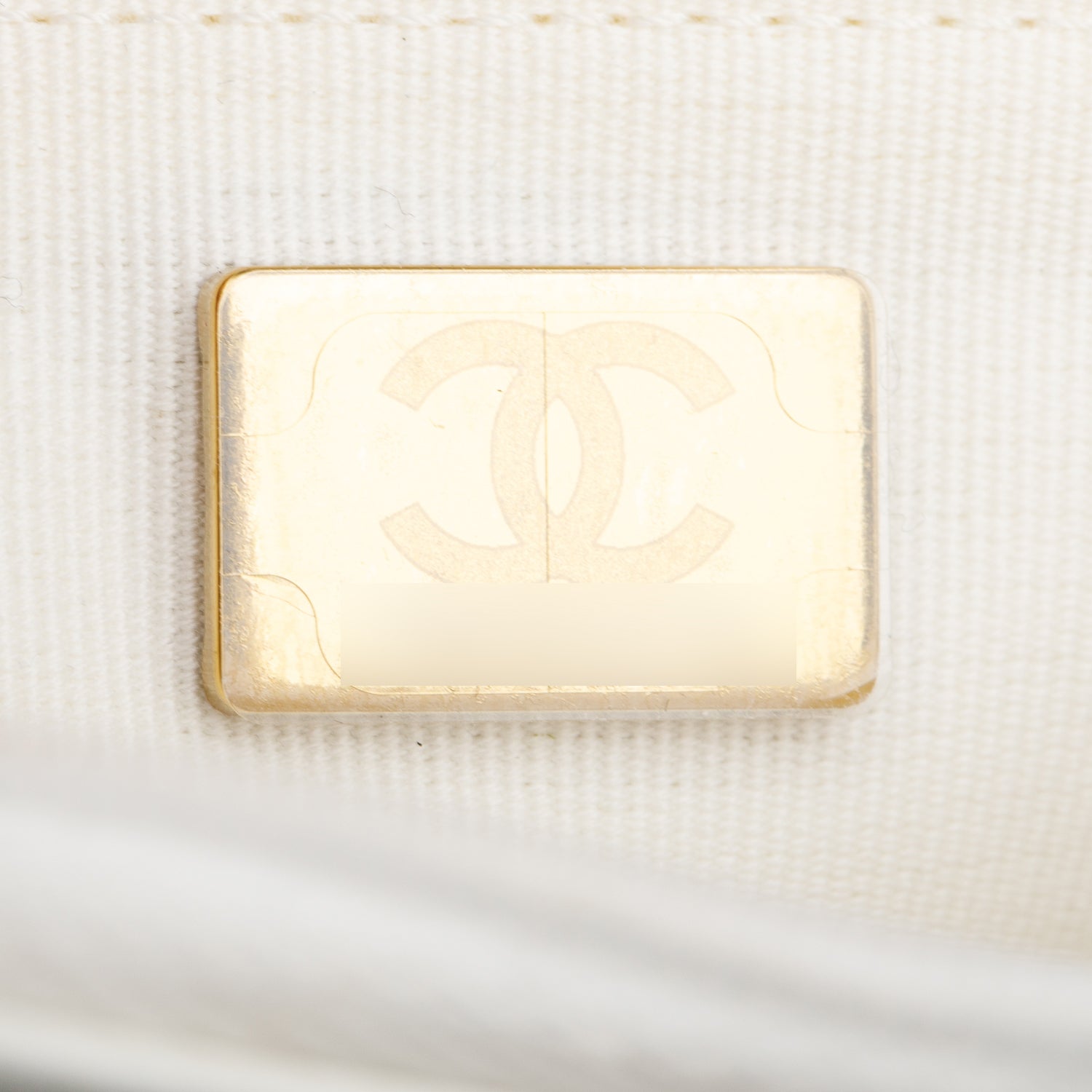 Chanel White Caviar Quilted Classic Wallet on Chain