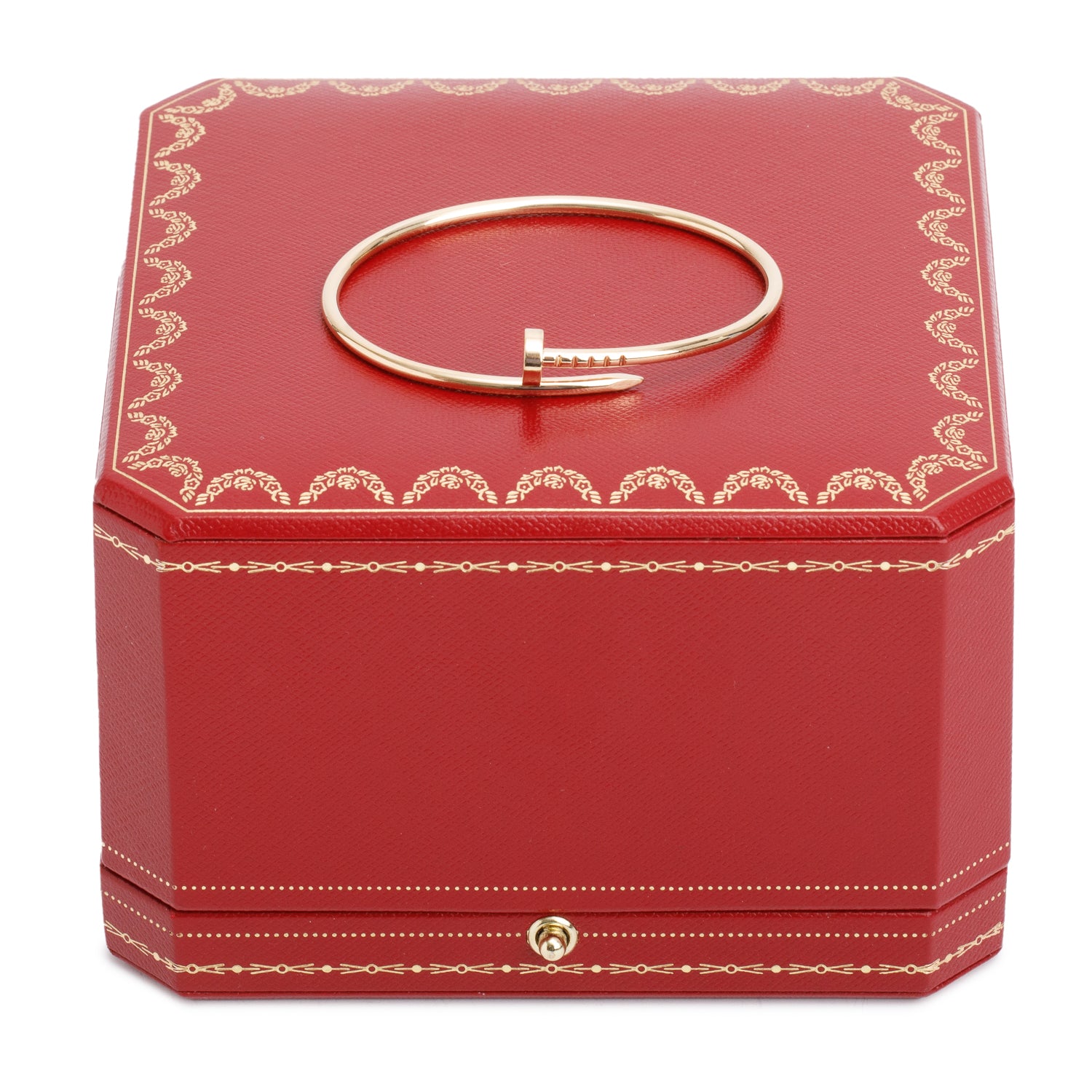 Cartier 2023 18k Yellow Gold Juste Un Clou Bracelet, Small Model Size 16 w/ Box & Certificate