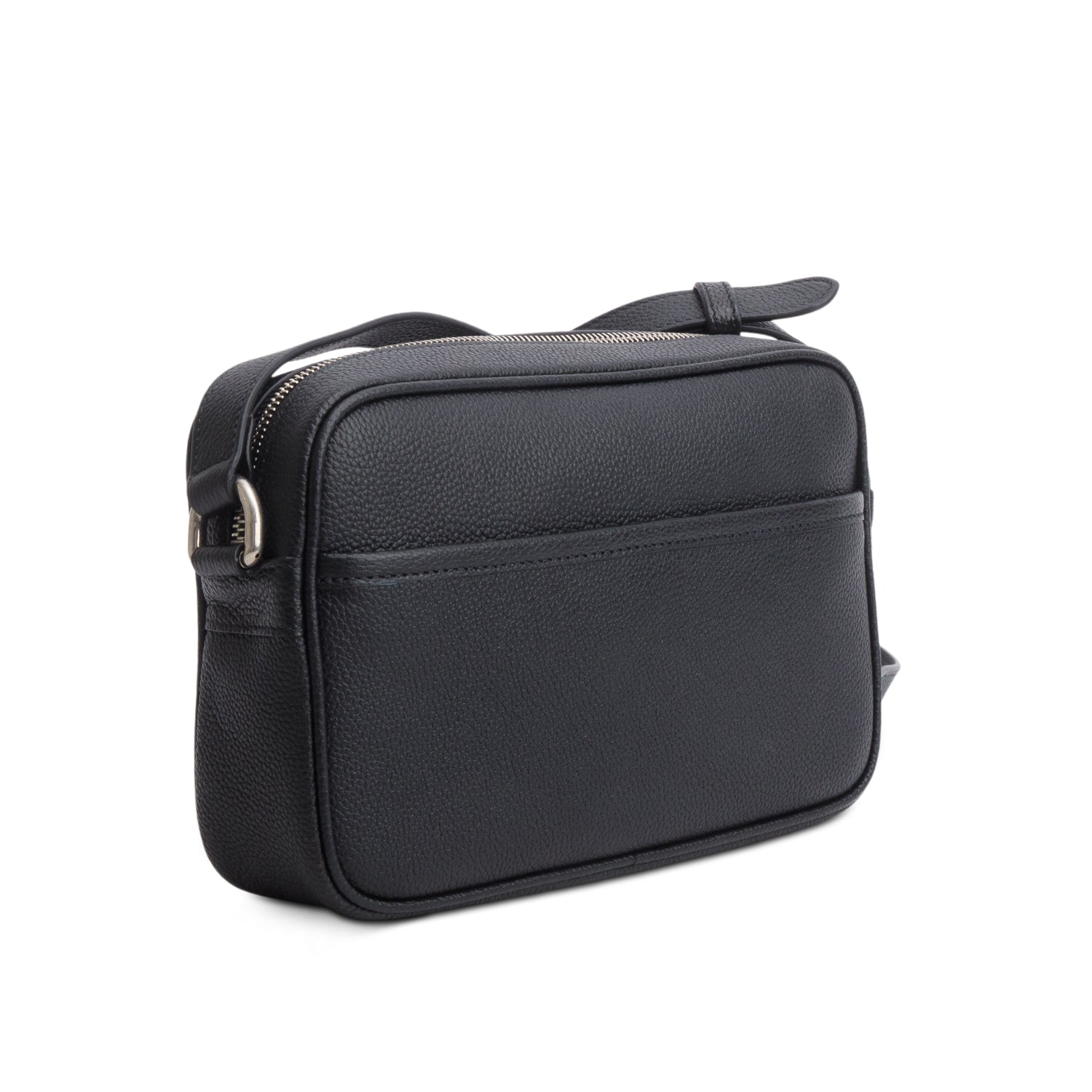 Gucci Black Grained Calfskin Camera Crossbody Bag w/ Box