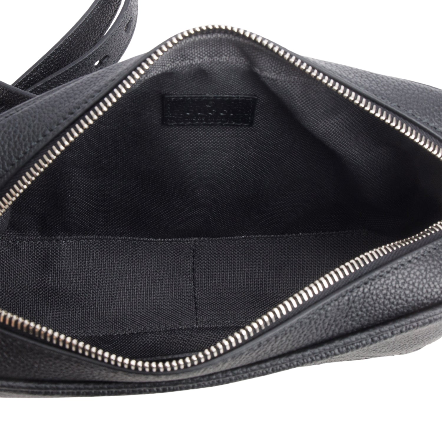 Gucci Black Grained Calfskin Camera Crossbody Bag w/ Box